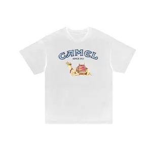 Heavyweight 6 OZ Cotton Shirt – Camel Brown Color, Durable Unisex Tee