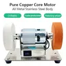 96W Compact Mini Angle Grinder - Variable Speed Electric Benchtop Power Tool, Double Grinding Wheel, Forward/Reverse Switch, 6.3x3.9x3.9in, RPM Range, for Metal Tasks, Grind & Sand Applications, Tool Upgrade Needs, Mini Angle Grinders