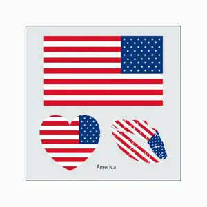 Temporary tattoo stickers featuring country flags, waterproof national flag tattoo set for summer 2026 soccer sports events, parties, parades, and celebration decorations for adults and kids
