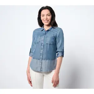 Liverpool Los Angeles Long Sleeve Button Down Shirt