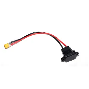 EOEOTWO GT06 E-Bike Charging Port Replacement(Only for GT06) - XT60 Connector Power Input Socket, Waterproof Covered Battery Charge Port Durable Replacement Spare Part for GT06 Charging Interface