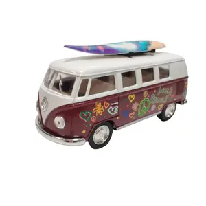 KINSMARMT 1:32 scale 1962 VW Classical Bus W/surfboard diecast model toy car