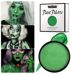 6-color water-based face and body oil paints, single colors paired with 10 paintbrushes for easier creation. Safe ingredients that are non-irritating, provide strong coverage, and are easy to remove with no residue.