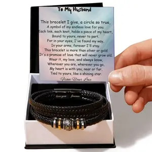 To My Husband Love You Forever Bracelet, Romantic Gift for Husband | Best Gift for Husband Birthday | Unique Husband Gifts, Valentine Gift for Husband