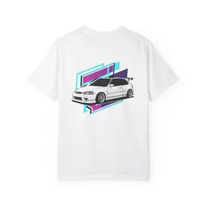 Hatchback Civic Shirt Car Graphic Unisex T-Shirt, Retro Automotive Tee, Gift for Car Enthusiasts, Streetwear Fashion Tee, Collectible Graphic Tee