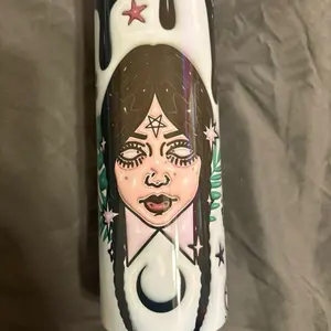 Wednesday Tumblers with Unique Artwork Featuring Celestial Motifs and Stars Perfect for Everyday Use Drinkware