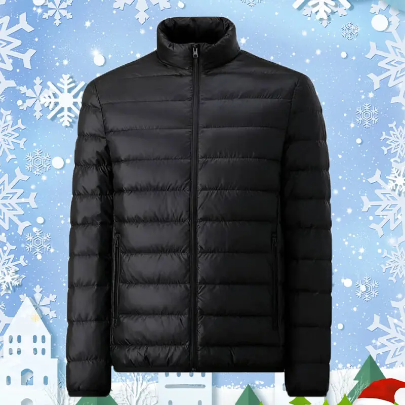 mens stand collar jacket - TikTok Shop