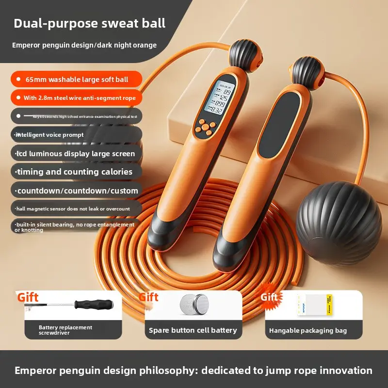 Dark Night Orange (Long Rope + Big Ball) Counting