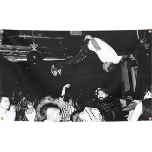 Carti Die Lit 3x5 Feet Flag Album Cover Flag Banner Aesthetic Decorative Durable Man Cave Wall tapestry with Decorate for College Dorm Decoration