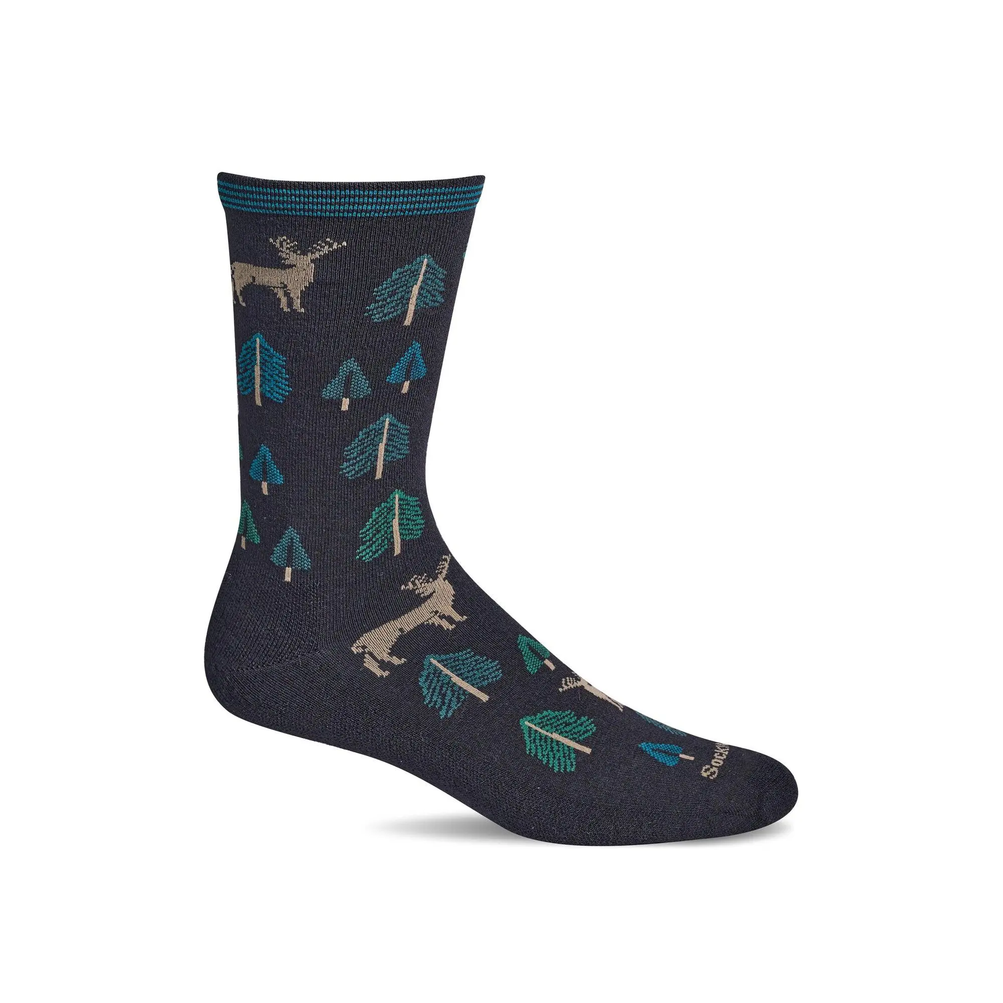 Sockwell Men's Woodsy | Essential Comfort Socks - Black