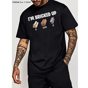 [100% Cotton] Hilarious 'I'M Bricked Up' Meme Tee – Perfect Graphic Shirt For Any Casual Look T-Shirt For Men And Women