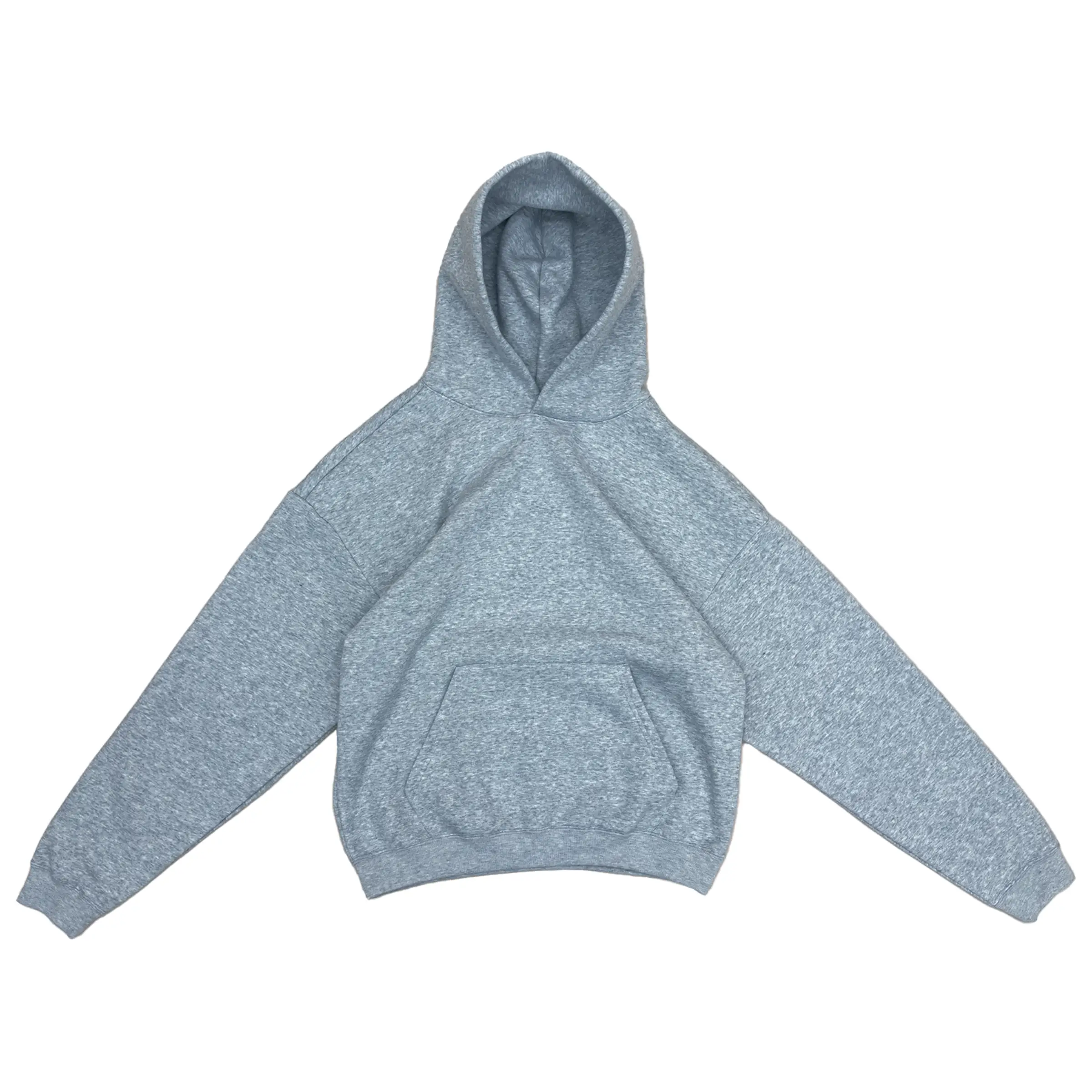 350 GSM 'Heather Grey' Fleece Hoodie