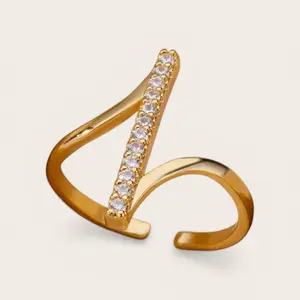 Elaria Pavé Open Ring