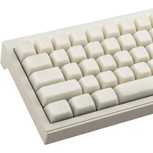 PBT Keycaps - White Jade Keycaps 142   Jelly Translucent Custom Key caps SA Profile Shine Through Keycap Set Keyboard Key caps for Cherry MX Switches Mechanical Keyboards