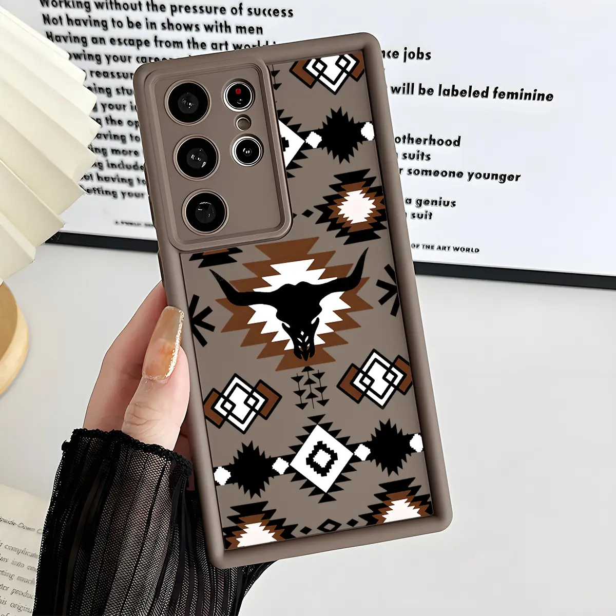 Vintage Western Cowboy Pattern Phone Case, Enhanced Camera Protection,Shockproof Skin-Friendly Touch Soft Cover for Vintage Western Cowboy Pattern Phone Case, Enhanced Camera Protection,Shockproof Skin-Friendly Touch Soft Cover for