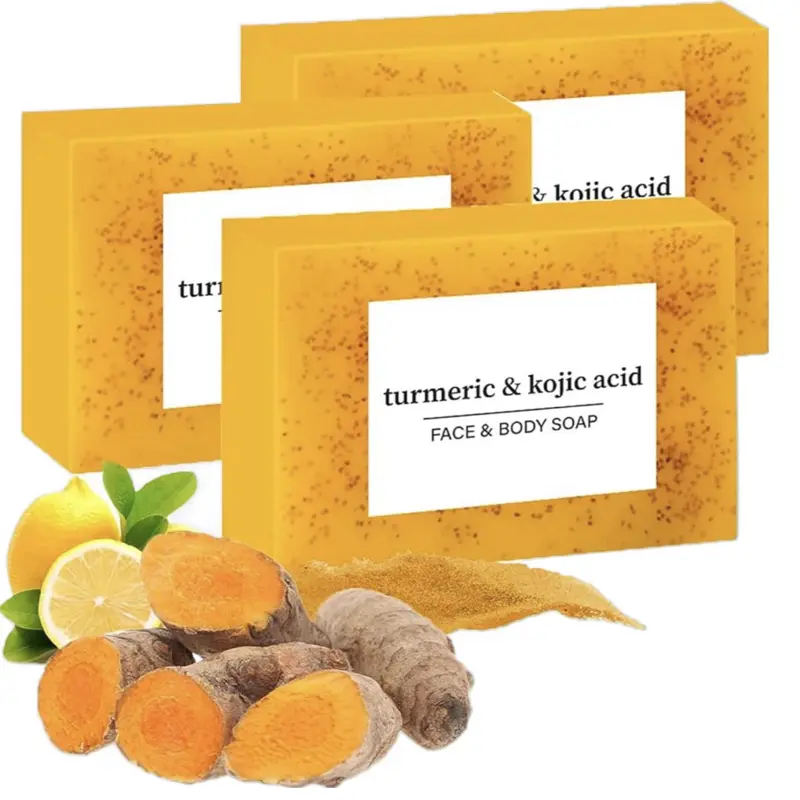 Turmeric Soap for Face & Body, Handmade, Cold Process