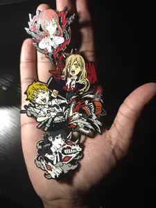 Chainsaw man Character Enamel Brooch Pins -Iconic Design for Fans, Durable Enamel Material, Perfect for Jackets Bags or Hats shoulder Vibrant Set