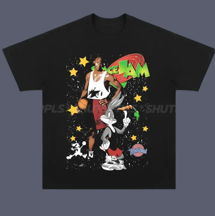 MICHAEL JORDAN Space Jam Vintage Tee, MICHAEL JORDAN T-Shirt, Unisex Basketball Shirt, Graphic Tees, Sweatshirt Menswear Womenswear Streetwear