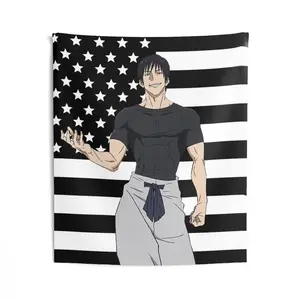 Togi American Flag - Musashi Ninjutsu Flag - A gift for anime enthusiasts - American flag tapestry Decor Room 40X30In/102Cm X 76Cm