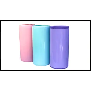 12 oz Skinny Can Cooler in Pink, Purple, or Tiffany Blue - Sublimation