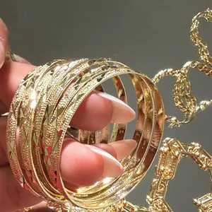 18k Gold plated Baby Bangles Non- Tarnish