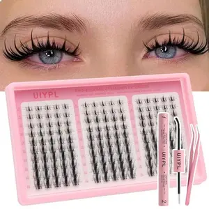 Lash Clusters Kit-Cluster Eyelash Extensions. Eyelash Extension Kit. Volume Lash Clusters. Pro Lash. False Eyelashes & Adhesivesc. (Aesthetic‌ kit 150pcs)