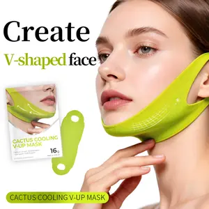 Cactus V-Shape Lifting Mask, 4 pcs