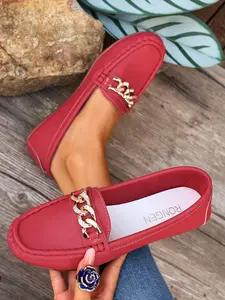 Women's Comfortable Walking Flats, Fashion One-Step Slip-On Casual Shoes, Ideal for Work, Versatile Stylish Choice for All Day Wear