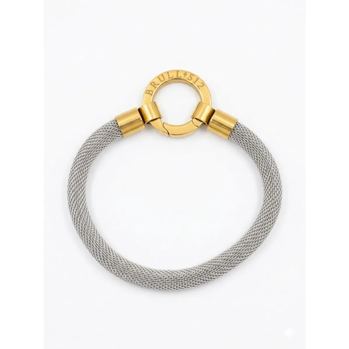 BRULL 512 Signature Two Tone Mesh Bracelet