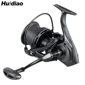 Huidiao NGK Saltwater Spinning Reel 8000-14000 25kg Max Drag Heavy Duty Durable Reel 5+1BB 4.8:1 Long Casting for Surf Fishing Offshore Big Game