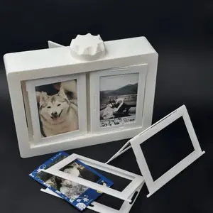 Rotating Photo Album, Instant Film Album, Standalone Frame, No Photos Included, Page-Turning 3D Picture Frame, Bedroom Desktop Decor Gift