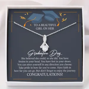 Graduation Necklace, Graduation Gift For Her Class Of 2024 Gift For Daughter, Friend “ AlluringMeaningful Necklace, A Special Gift for My Daughter, Unique Daughter Jewelry, Sentimental Keepsake from Mom Dad