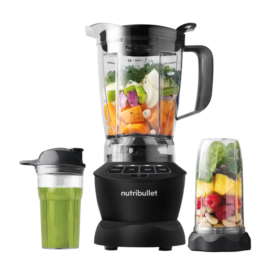 nutribullet Blender Combo with Serve Cups, Matte Black