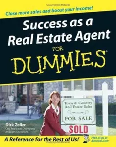 USED-Success as a Real Estate Agent For Dummies by Dirk Zeller (Paperback)