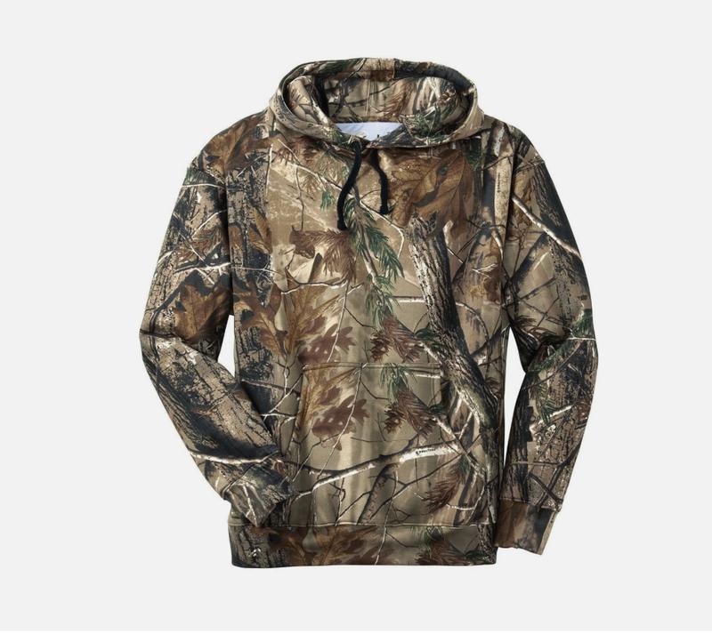 Russell Outdoors Mens Realtree AP Camo Hooded Sweatshirt Size S-5XL NEW
