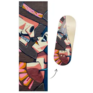 "Skeleton Love" Deck Graphic Wrap - 35mm x 110mm