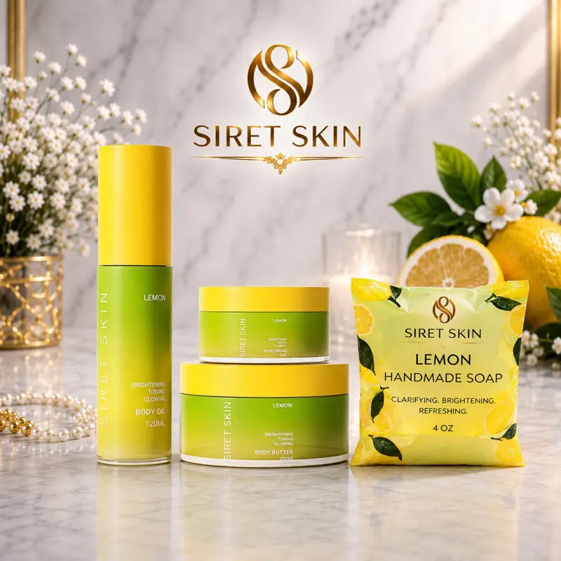 Lemon Brightening Skincare Set (3 pieces)