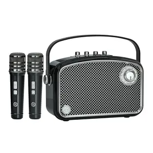 SUPNIU Powerful 120W Bluetooth Voice Amplifier w/ 2 Wireless Mics | Portable PA Speaker & Karaoke Machine for Classroom, Events, Outdoor