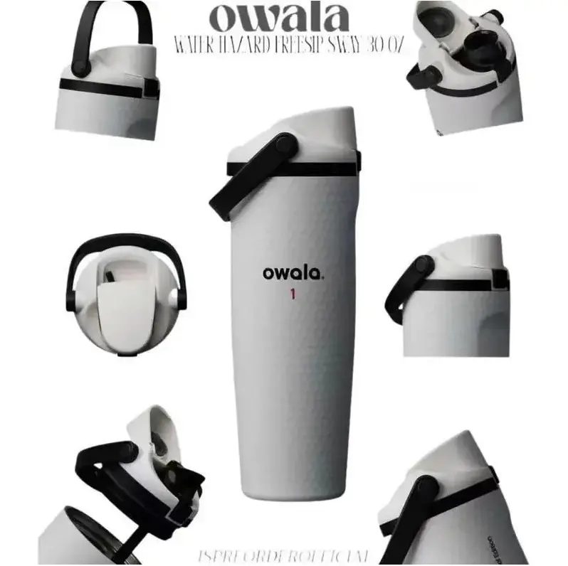 Owala Water Hazard FreeSip Sway 30oz Vacuum Insulated Stainless Steel Travel Water Bottle