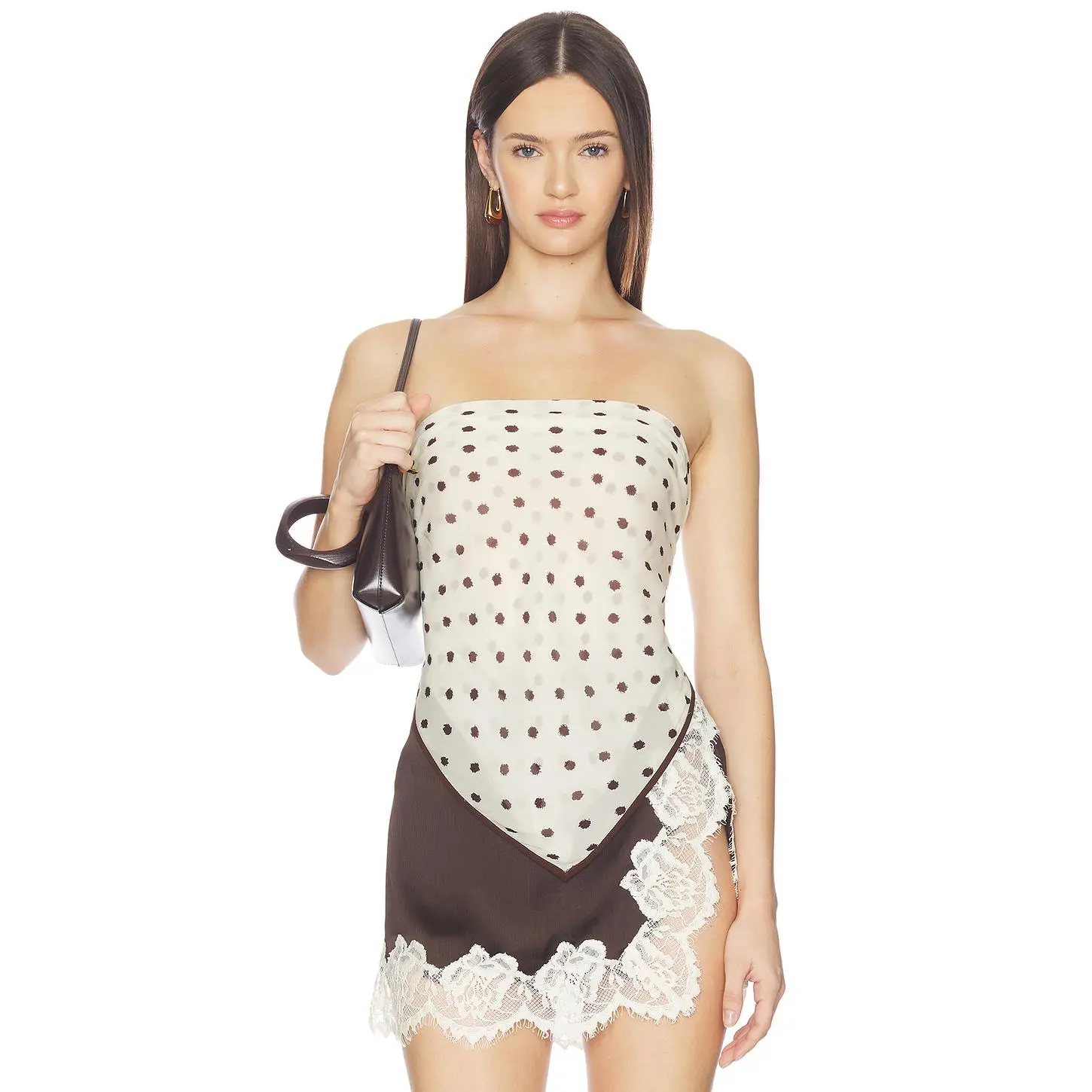 Shona Joy Houston Scarf in Blanc Polka