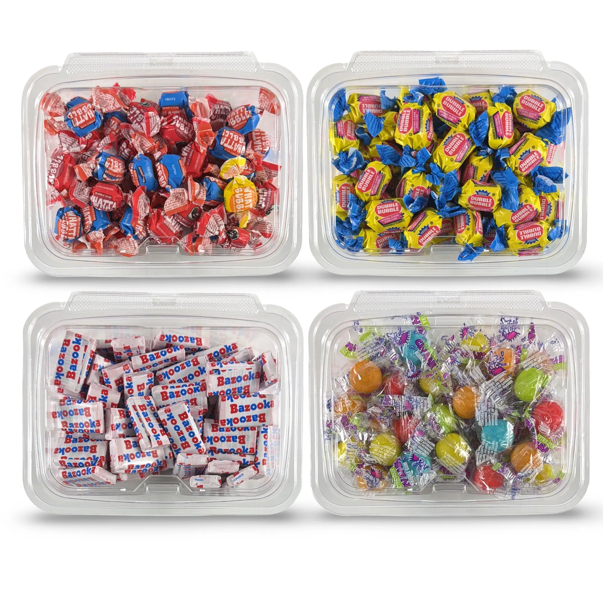 Nostalgic Wrapped Chewing Gum Candy – Tubs | Choose Bazooka, Dubble Bubble, Cry Babies or Whatta Bubble