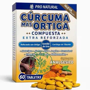 Cúrcuma más Ortiga Antioxidant 60 Capsules