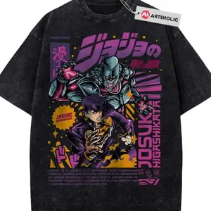 Josuke Higashikata Shirt, JoJo’s Bizarre Adventure Shirt, Anime Shirt, Vintage Tee
