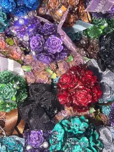 Serena(8838)gc.20 Bags Gothic Flower Ball Beads！！！