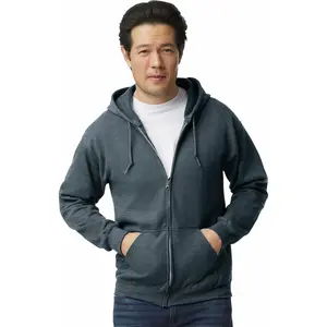 Luxury Premium Men's Gildan unisex-adult Fleece Zip Hoodie Sweatshirt, Style G18600, Multipack