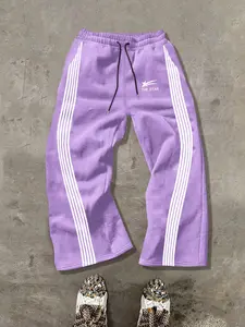 Men's Camo Print Straight Leg Sweatpants, Regular Fit Casual Street Comfy Breathable Camo Print Pants for Daily Wear, Men's Breathable Athletic Bottoms for Summer, Trouser