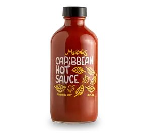 Merline's Caribbean Original Coconut-Flavored Hot Sauce - Pack 1, Tropical Cooking Sauce, Versatile for Dips & Cooking Uses, Tropical Cooking Sauces