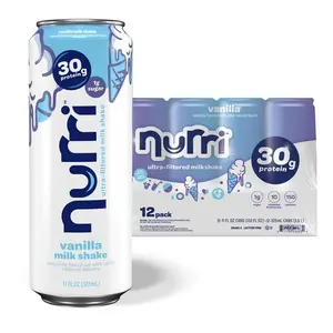 Nurri 30g Protein Vanilla Milk Shake 11 fl. oz., 12 pk. Nurri 30g Protein Vanilla Milk Shake 11 fl. oz., 12 pk.