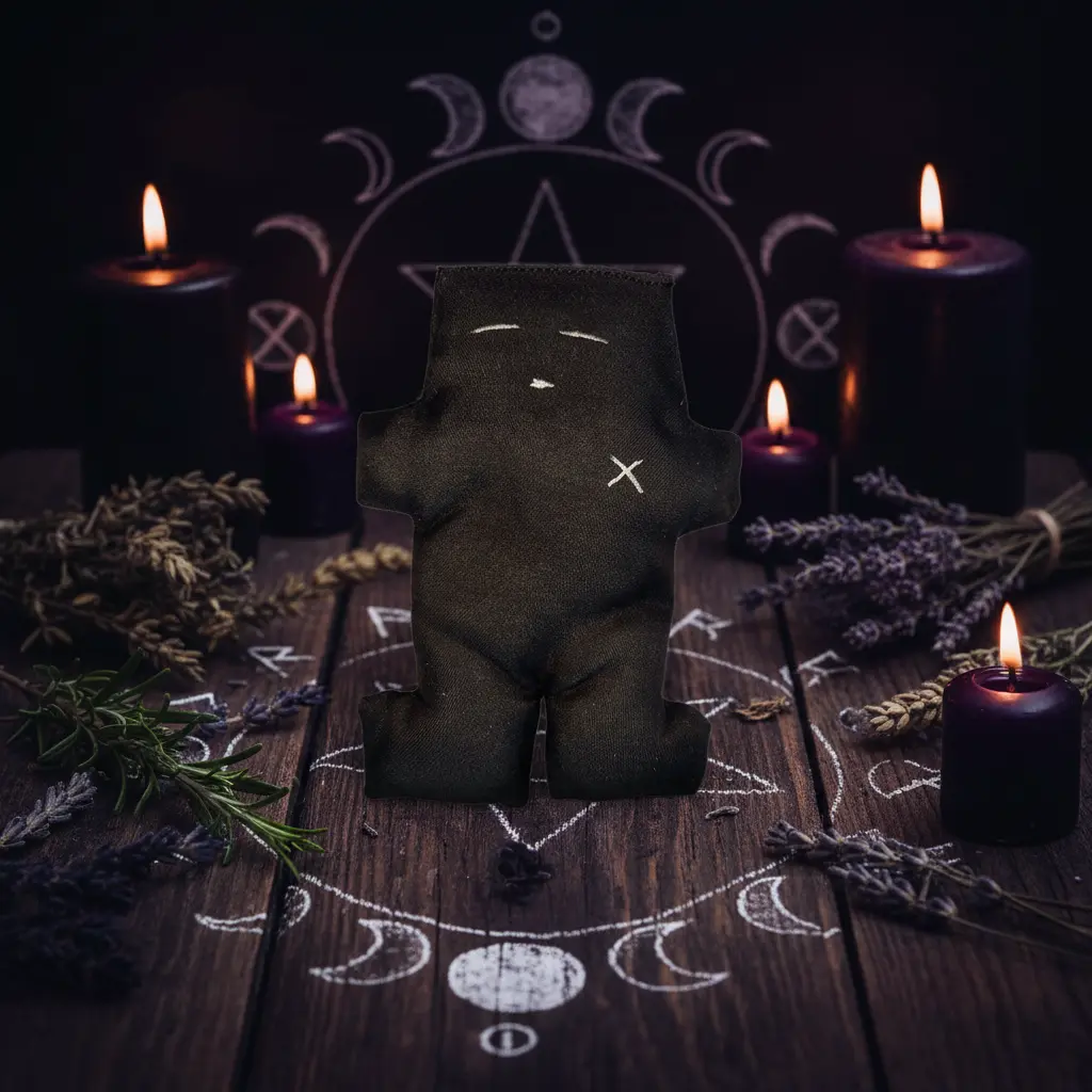 Black Voodoo Doll