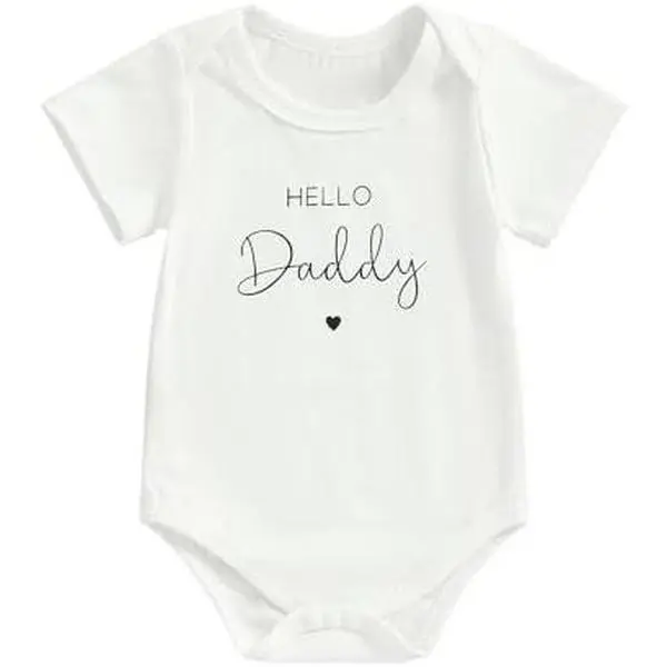 Pregnancy Announcement Baby Bodysuit Reveal Idea&Surprise Gift For Husband, Grandma, Grandpa or Family
